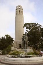 The top of Coit Tower inspired the pommel