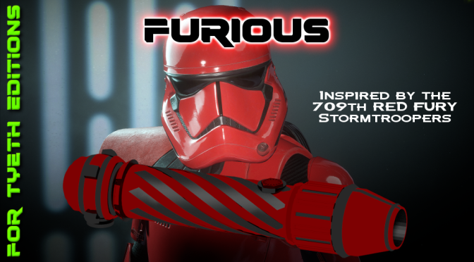 “Furious” Saber – Inspired by the 709th Red Fury Stormtroopers (Sith Troopers)