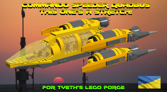Commando Speeder: Quadbus – This one’s a stretch – FT Lego Forge