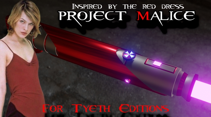 “Project MAlice” saber – Inspired by Resident Evil’s red dress.