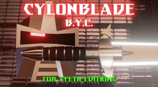 “Cylonblade – BYC” saber inspired by a forgotten Cylon weapon